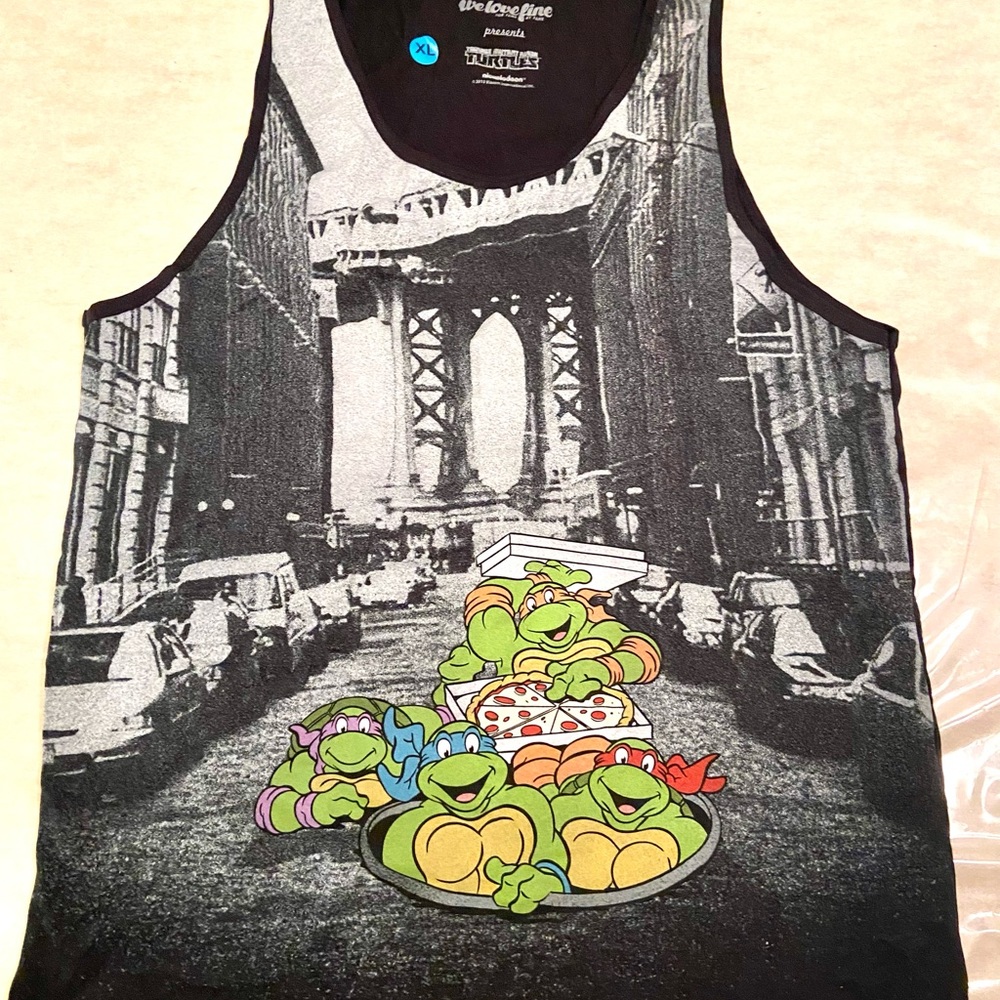 TMNT Teenage Mutant Ninja Turtles XL Tank Top